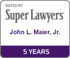 Rated By Super Lawyers | John L. Maier, Jr. | 5 Years